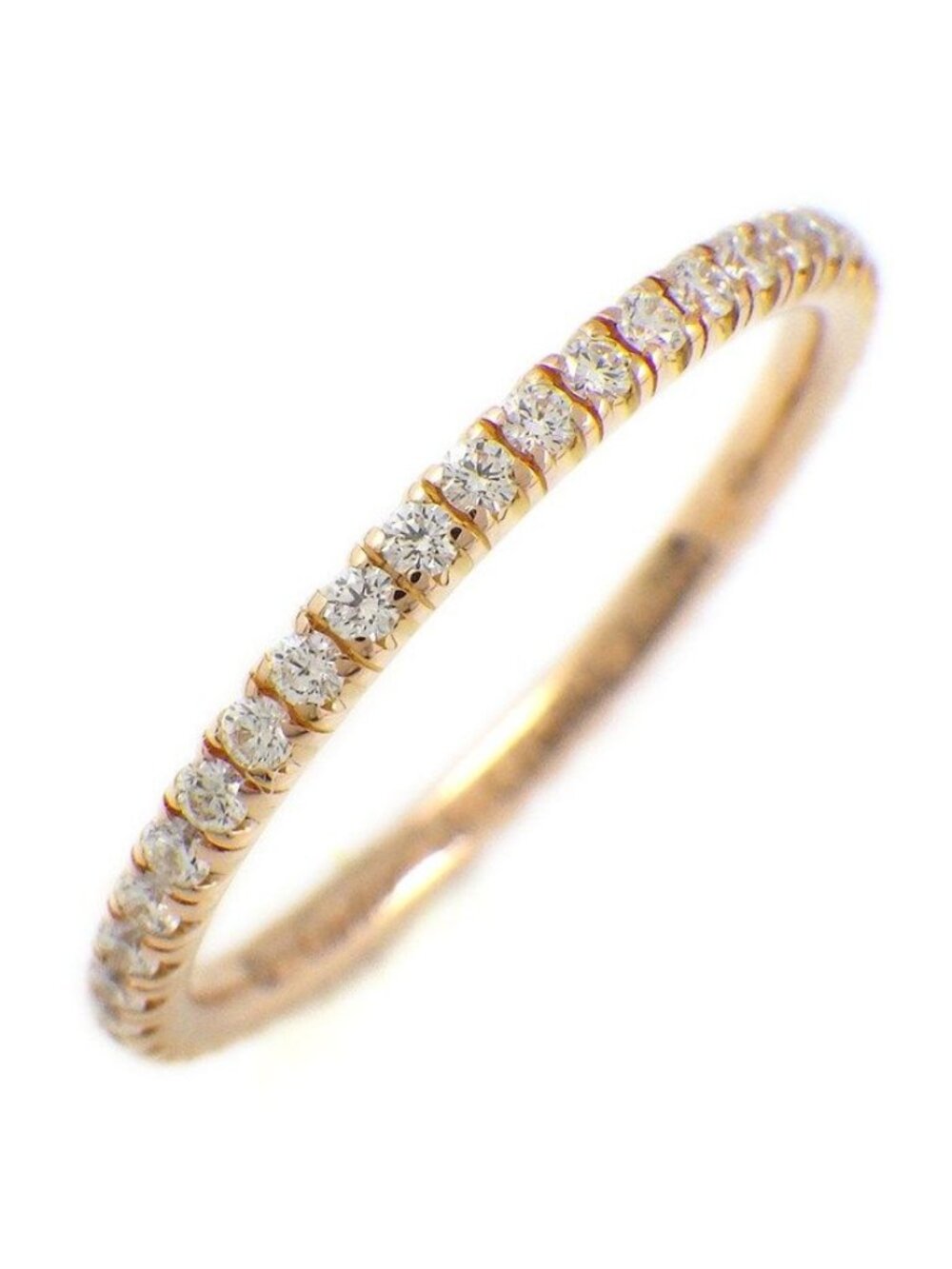 Cartier Ring Etain Cell Full Eternity Diamond 18k Pink Gold